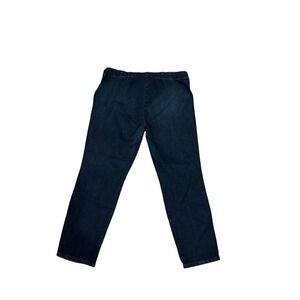 Talbots Sz 16p Blue Jean Heritage Ankle Cropped Jeans Slim Ankle‎ Side Zip Pants